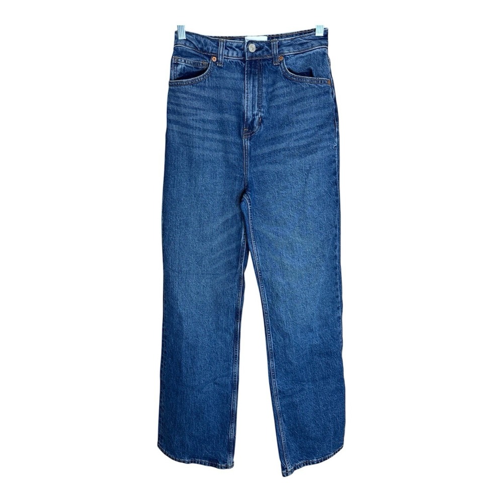 Women's Reformation Wilder Stretch High Rise Wide Leg Jeans Sz 28